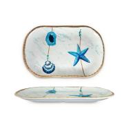 Vassoio rettangolare in melamina Marine cm 36x23
