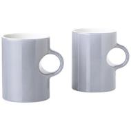 Set 2 mug in gres Circle