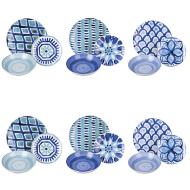 Servizio piatti 18 pz Aquazul