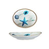 Vassoio ovale fondo in melamina Marine cm 28x23