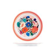 Set 6 piatti piani in melamina Gipsy cm 28