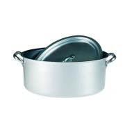 Casseruola ovale a due manici in alluminio antiaderente