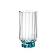 Set 3 bicchieri Florian bibita azzurro cl 43