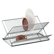 Scolastoviglie con vassoio cromato