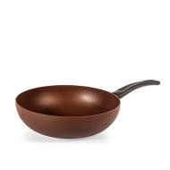 Wok in alluminio antiaderente Ground cm 28