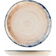 Set 24 piattini pane in stoneware Artisanal blu cm 14