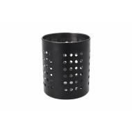 Porta posate inox nero