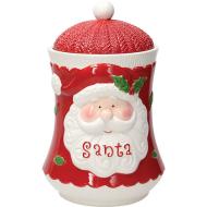 Biscottiera Babbo Natale Holly Jolly Xmas