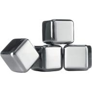 Set 4 cubetti perpetui in acciaio