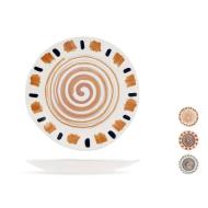 Set 6 piatti piani in porcellana Boho cm 26