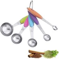Set 5 cucchiaini dosatori in acciaio inox
