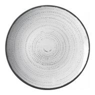 Piatto piano in melamina Tivoli