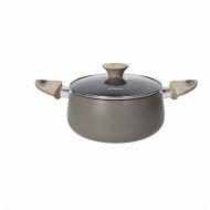 Casseruola a due manici con coperchio Eco
