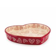Tortiera cuore in stoneware Joy