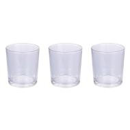 Set 3 bicchieri Light Pure Sibilla trasparente cl 26,5