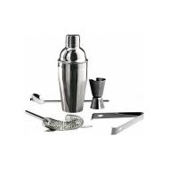 Set cocktail 5 pezzi in acciaio inox