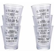 Set 6 bicchierini da caffè Regole