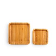 Set 2 piatti quadrati in bambù Umami