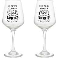 Set 2 calici in vetro Let's Party Spritz