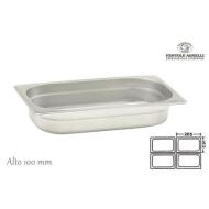 Vaschetta in acciaio inox 26,5x16x10