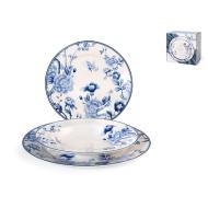 Servizio piatti 18 pezzi in new bone china Windsor