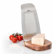 Grattugia fine in acciaio inox Grana con supporto in legno