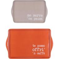 Set 2 vassoi in melamina SPQERE