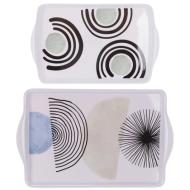 Set 2 vassoi in melamina Venice Lido