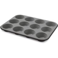 Stampo 12 muffin in acciaio antiaderente Happy Hour xm 27x35