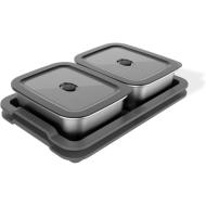 Set 2 vassoi di servizio per piastre Premium Slate (3400220)