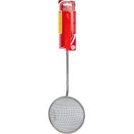 Schiumarola in acciaio inox con manico in colori assortiti
