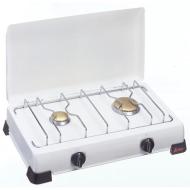 Fornello da campeggio a metano a due fuochi