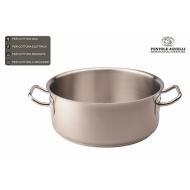 Casseruola semifonda in acciaio inox cm 28