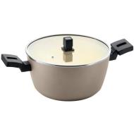 Casseruola alluminio ceramica con coperchio Zenit induzione