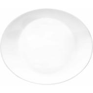 Piatto ovale bistecca in vetro opale Gran Gusto cm 31x26