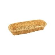 Cestino porta pane in rattan sintetico Natural cm 28x14