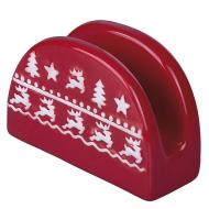 Porta tovaglioli in ceramica Red Xmas