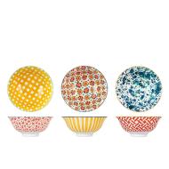 Set 3 ciotole insalatiere in porcellana Mix&Match cm 21