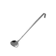 Cucchiaione obliquo in acciaio inox unipezzo