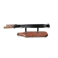 Morsa per prosciutto con base in legno sagomato