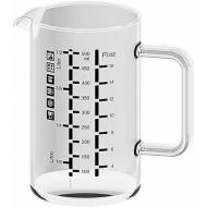 Caraffa graduata in vetro borosilicato