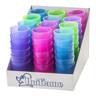 Set 12 bicchieri campeggio plastica (250ml) Assortito