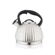 Bollitore in acciaio inox con fischio 3 litri