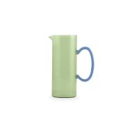 Brocca in vetro borosilicato colorata lt 1,3 forma cilindrica