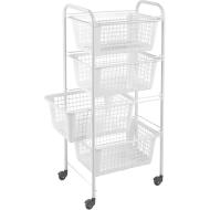 Scaffale con 4 cesti estraibili Miami