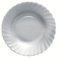 Set 6 piatti fondi in vetro opale Prima cm 23,5