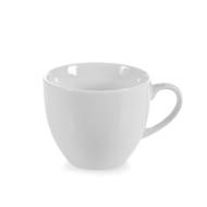 Set 4 tazze da thè in porcellana bianca