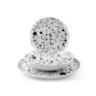 Servizio piatti in stoneware 18 pezzi Nordic Drip