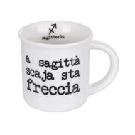 Tazza in porcellana SPQR A sagittà scaja sta freccia