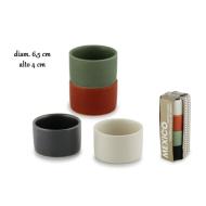 Set 4 coppette tonde cilindriche Mexico